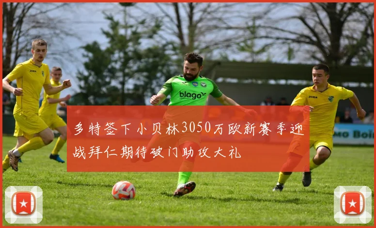 多特签下小贝林3050万欧新赛季迎战拜仁期待破门助攻大礼
